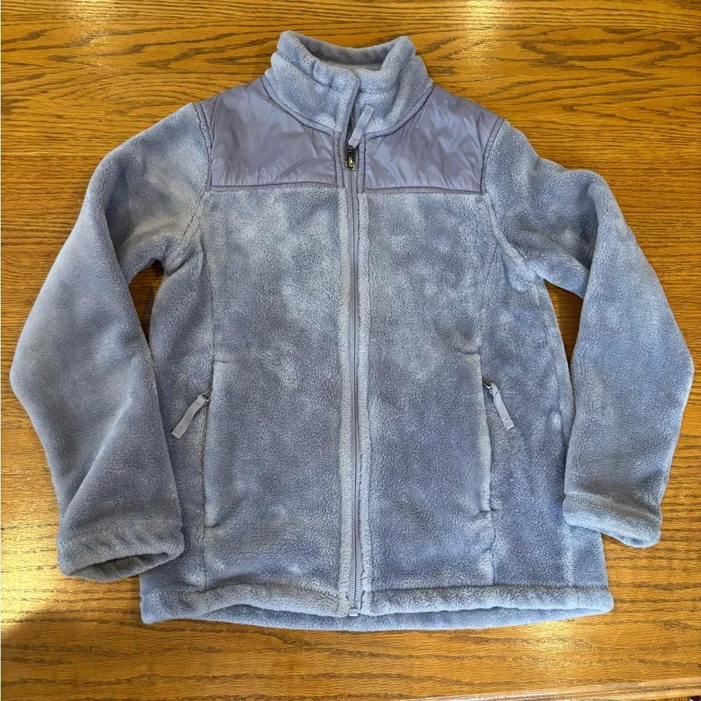 32 Degrees lavender Fleece Jacket girls 7/8 - Picture 1 of 5